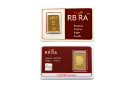 RBRA Gold Bar 10 gms